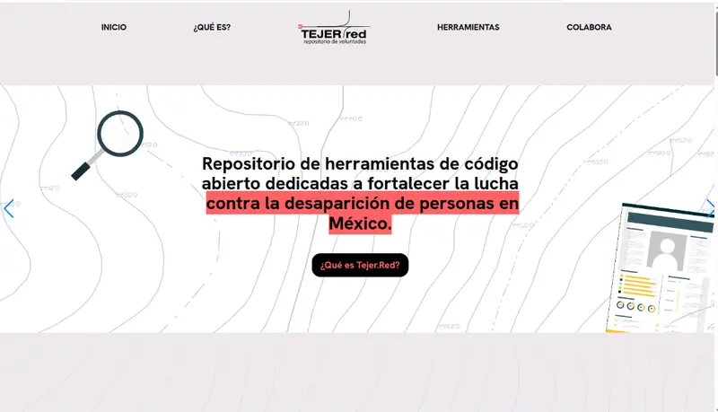 Tejer.RED — Repositorio y Plataforma de Software Libre para la Búsqueda de Desaparecidos